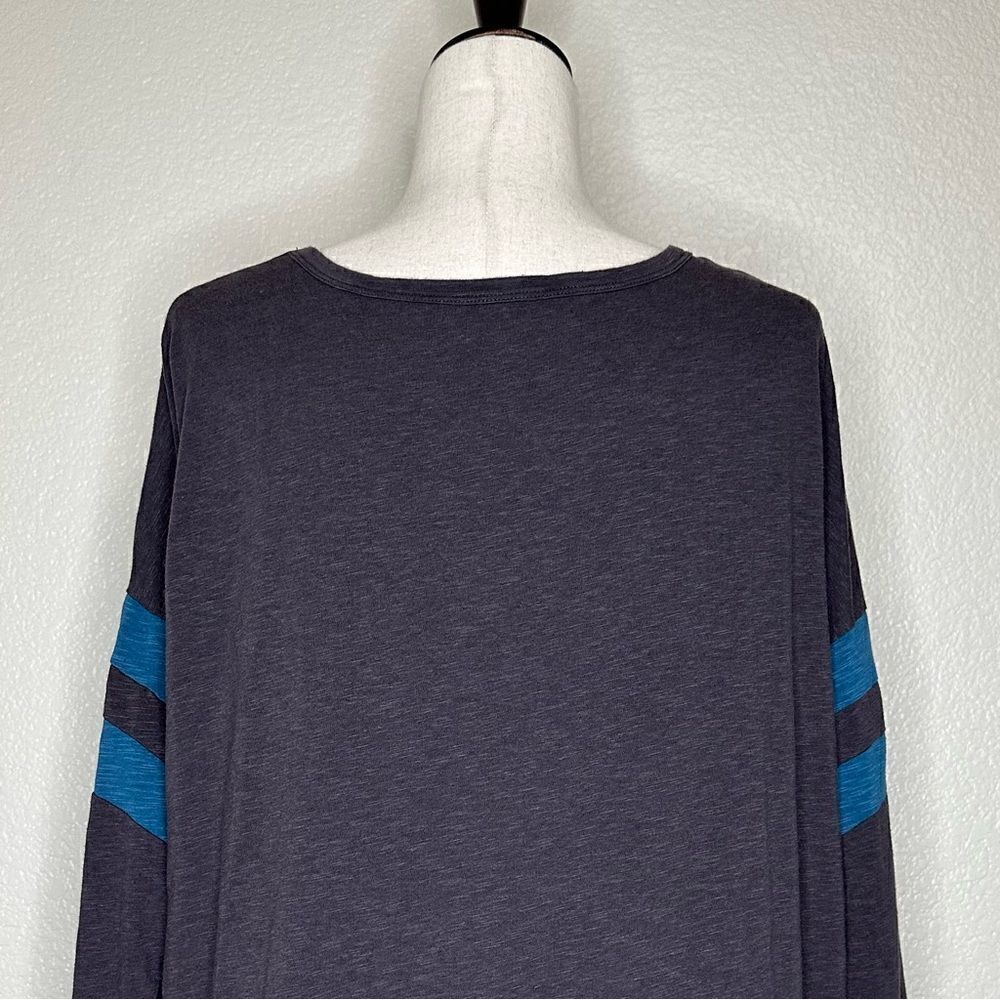 Torrid Skull Classic Fit Super Soft Slub Long Sleeves Drop Shoulder Tee - Picture 7 of 11